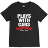Plays With Cars V-Neck Tee