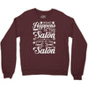 what happens in the salon Crewneck Sweatshirt
