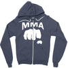 fighting mixed martial arts fist Zipper Hoodie