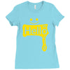 hello world Ladies Fitted T-Shirt