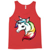 rainbow unicorn Tank Top