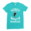 simple man running Ladies Fitted T-Shirt