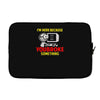 i'm here because you broke something Laptop sleeve