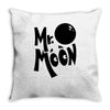 mr.moon Throw Pillow