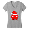 mooncake christmas santa parody Women's V-Neck T-Shirt