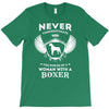 woman with a boxer T-Shirt