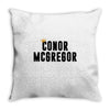 conor mcgregor crown Throw Pillow