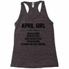 April Girl Hated By Many Racerback Tank