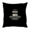 premium vintage 1973 classic perfectly aged limited edition Throw Pillow