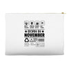 Born In November Accessory Pouches