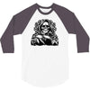 evil skull humor 3/4 Sleeve Shirt