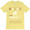 santa aries xhristmas ugly t shirts T-Shirt