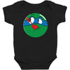 who watches the pizza Baby Bodysuit