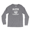 SLOTH RUNNING TEAM, LETS NAP INSTEAD Long Sleeve Shirts
