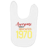 awesome since november 1970 Baby Bibs