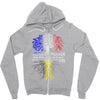 vivre en france des racines belges Zipper Hoodie