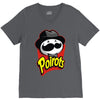 little grey chips V-Neck Tee