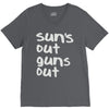 suns out guns out V-Neck Tee