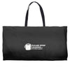 please stop talking it's too early coffee Weekender Totes