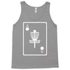 disc golf ace card target chains frisbee basket Tank Top