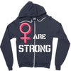 Women's March We Are Strong Zipper Hoodie