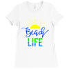 beach life Ladies Fitted T-Shirt