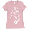 undefeated stencil football Ladies Fitted T-Shirt
