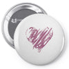 valentines day hearts Pin-back button