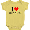 i love running Baby Bodysuit