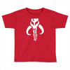 mandalorian symbol star wars tee boba fett bantha skull jedi sith Toddler T-shirt