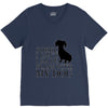 SORRY I CAN'T I HAVE PLANS WITH MY DOG V-Neck Tee