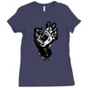 screaming hand werewolf Ladies Fitted T-Shirt