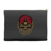 american football skull Accessory Pouches