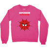 Superhero On The Way Crewneck Sweatshirt