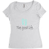the good life Women's Triblend Scoop T-shirt