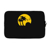 beach silhouette birds sand sunset Laptop sleeve