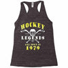 legends are born in 1979 Racerback Tank