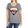 Nature Diamond Ladies Curvy T-Shirt