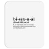 Bisexual Dictionary Mousepad