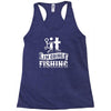 going fishing Racerback Tank
