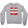big lips natural hair Crewneck Sweatshirt