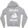 beast mode Zipper Hoodie