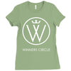 the game winners circle logo Ladies Fitted T-Shirt