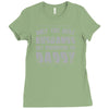 only the best husbands get promoted to daddy Ladies Fitted T-Shirt
