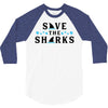 Save The Sharks 3/4 Sleeve Shirt