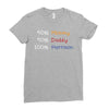 mommy daddy harrison baby name Ladies Fitted T-Shirt