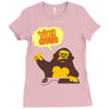 monkey yo bitch Ladies Fitted T-Shirt