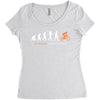 strava evolution Women's Triblend Scoop T-shirt
