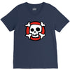 comic skull V-Neck Tee