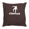 schranz dj , hacke, musik Throw Pillow